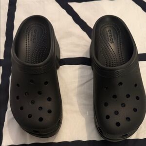 CROCS Black Slip-On Clogs